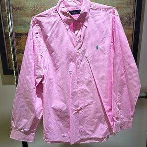 Checkered Ralph Lauren XL 100% cotton